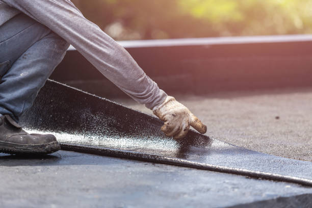 Professional Emergency Waterproofing technician working in Hastings, PA